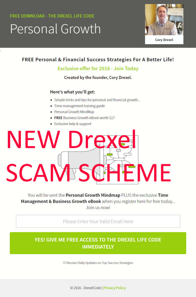 drexel code scam