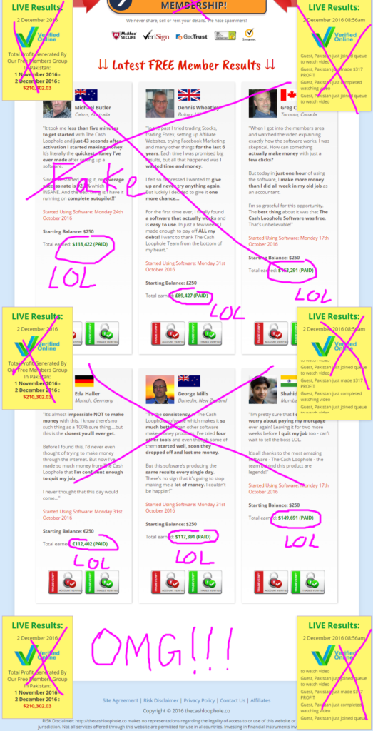 the-cash-loophole-scam-fake-testimonials