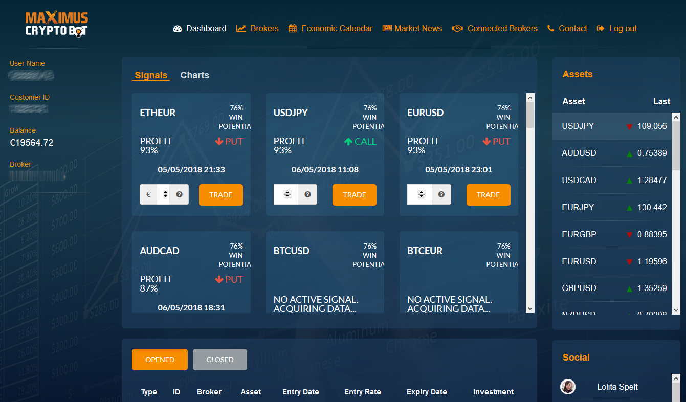 Maximus CryptoBot Login – Binary Options Tested